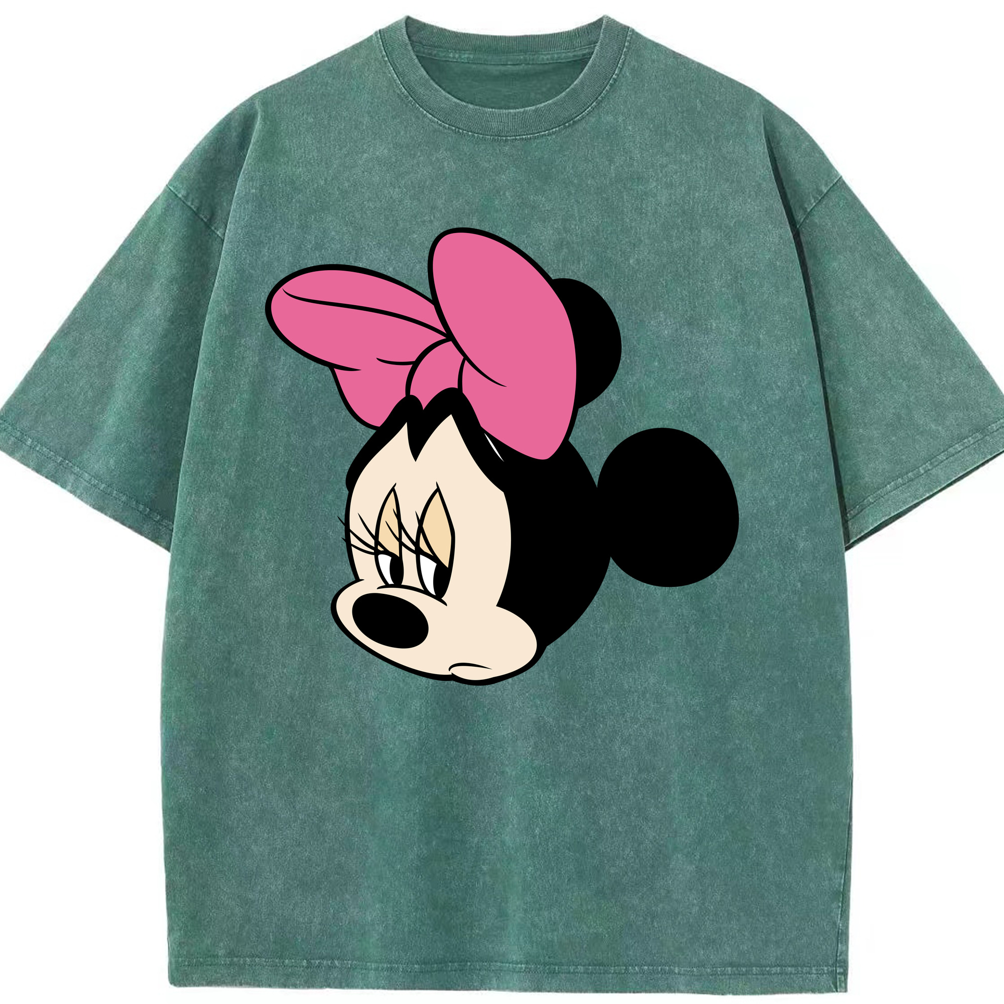 （画像用） ミッキーマウス Mickey Mouse 綿100% ヴィンテージ風 半袖Tシャツ（フロントプリント）